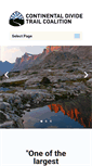 Mobile Screenshot of continentaldividetrail.org
